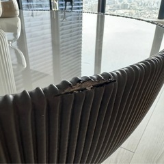 Manhattan Comfort　ラウンドコーヒーテーブルの画像