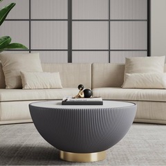 Manhattan Comfort　ラウンドコーヒーテーブルの画像