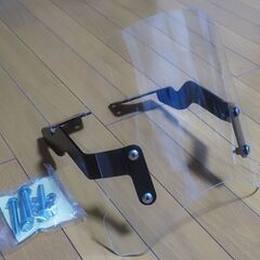 【バイクアクセサリーパーツ】メーターバイザーセット(クリア)＋取...