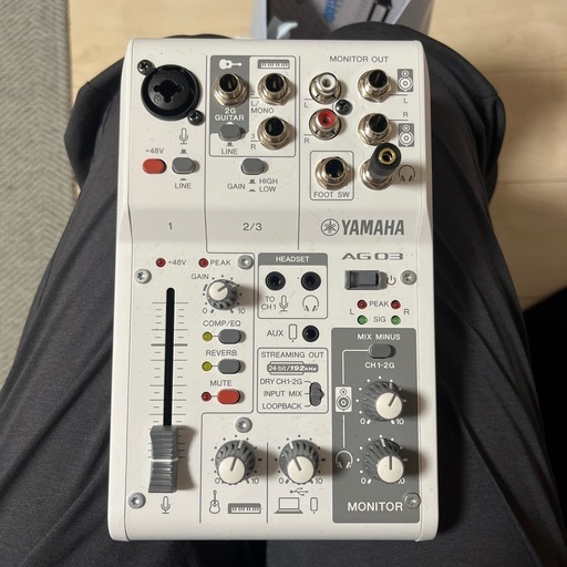 YAMAHA ミキサーAG03  iPhone用