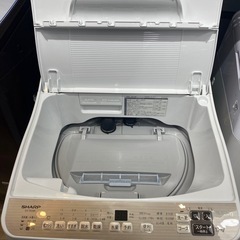 SHARP 全自動洗濯機　ES-T6GBKの画像