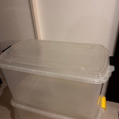 衣装ケース クリアコンテナボックスの画像