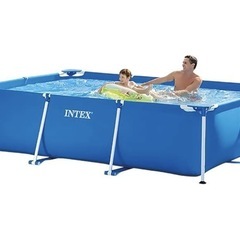 すぐ遊べる！　INTEX プール　収納庫セット　
