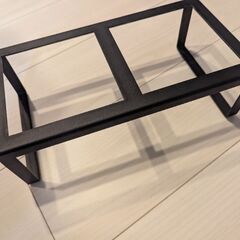 山崎実業(Yamazaki) ペットフードボウルスタンドセット トール ブラック 約W29XD15.5XH10cm タワー 4745の画像