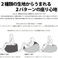 決まりました！美品！【ビーズクッション】フレックス 2WAYの画像