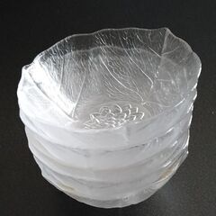 ガラス小鉢５客組／中古の画像