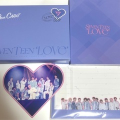【交渉中】SEVENTEEN セブチ LOVE ハート レターセット
