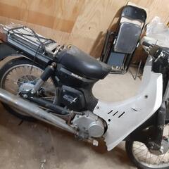 スズキ　バーディ50  原付　バイク　エンジン始動　走行可能　バッテリー新品サービス付の画像