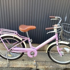 子供用自転車　女の子　20インチ　ラベンダー