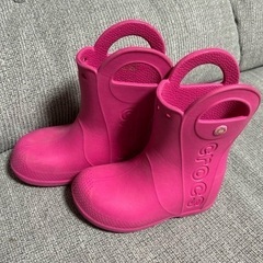 クロックス　crocs ピンク 長靴 C10