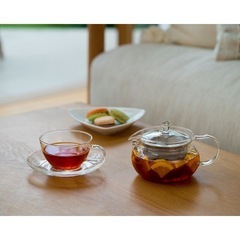 ハリオ　茶茶急須・丸　HARIO ティーポット　美品の画像