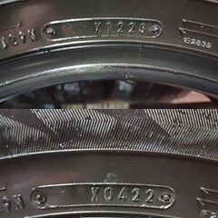 DUNLOP WINTER MAXX WM02 195/65R15 15インチ スタッドレス 4本 22～23年製 バリ溝 ステップワゴン ヴォクシー ノア ウィッシュ等 (KTG296)の画像
