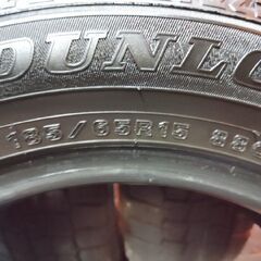 DUNLOP WINTER MAXX WM02 185/65R15 15インチ スタッドレス 4本 24年製 バリ溝 シエンタ フリード MAZDA2 アリオン プレミオ等　(KTG294)の画像