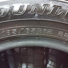 【走行短め】DUNLOP WINTER MAXX WM02 185/65R15 15インチ スタッドレス 4本 23年製 ノート フリード デミオ audi/A1 ティーダ等　(KTG295)の画像