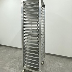 SNT683 中古厨房 業務用 店舗什器 オープン アルミ ラッ...