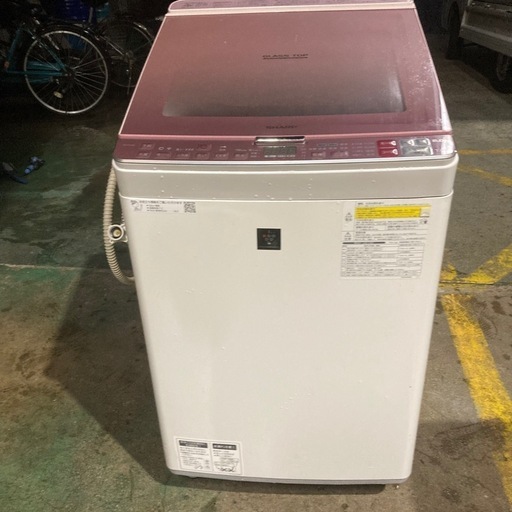 pull SHARP シャープ 洗濯機 8kg乾燥機能付 SHARP（シャープ） タテ型