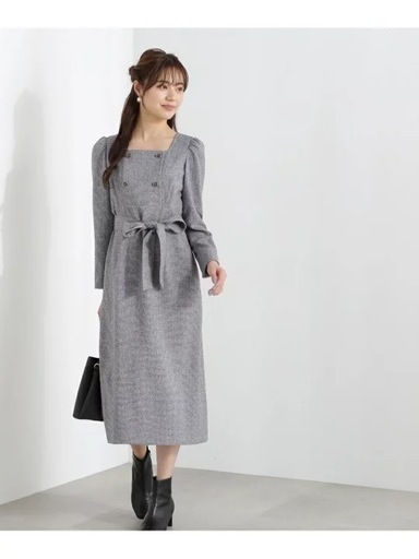 PROPORTION グレー ロングワンピース　XS