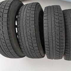 185/70R14ブリヂストン スタッドレス VRX
＆軽量アルミホイール4本セット！の画像