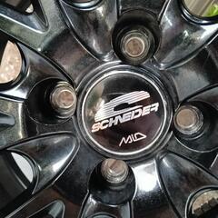 185/70R14ブリヂストン スタッドレス VRX
＆軽量アルミホイール4本セット！の画像