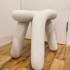 VeroMan ボールドチェア モナ スチール ホワイトの画像