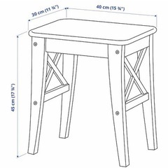 IKEA 　椅子　スツール  木製の画像