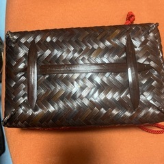 カゴ巾着 和装小物の画像