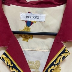 インゲボルグ　スカーフ柄　ヴィンテージ　シャツの画像