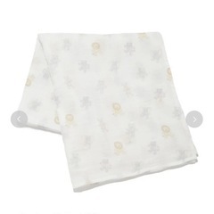 再値下げ！★ジェラートピケ★ 【新品・未使用】おくるみ　タグ付き&巾着袋付き&ラッピング付き！の画像