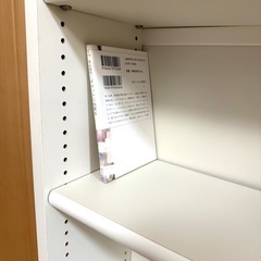 CD/DVD ラック　本棚　漫画棚　ホワイトの画像