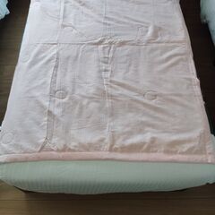 未使用！ピンク 大豆繊維　肌布団　掛け布団 70x150cm　洗...