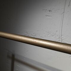 セレクトショップ使用・高級感◎メタルラック（W115×H160 cm）シャンパンゴールド／代官山引取限定の画像