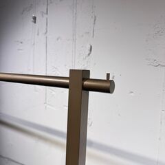 セレクトショップ使用・高級感◎メタルラック（W115×H160 cm）シャンパンゴールド／代官山引取限定の画像