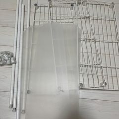 ニトリ 3段ラック 白