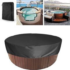 【新品・未使用】丸い浴槽カバー　190T防水 120x20 cm