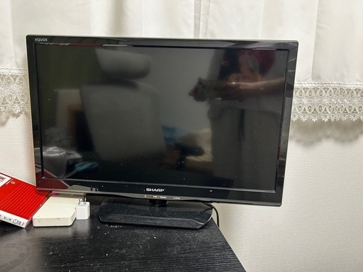 2015年製 SHARP AQUOS 24型液晶テレビ LC-24K20 本体、リモコン