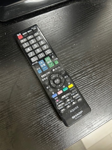 2015年製 SHARP AQUOS 24型液晶テレビ LC-24K20 本体、リモコン