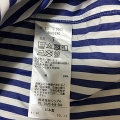 shipsストライプシャツの画像