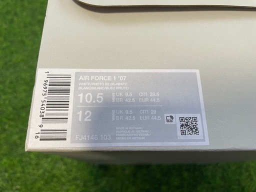 【新品】NIKE AIR FORCE 1 LOW ‘07 FJ4146-103ナイキ エア フォース ワン ローカット 28.5cm