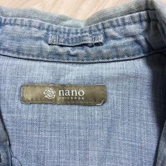 nanoデニムシャツの画像