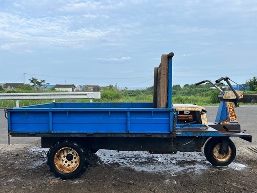 アテックス　運搬車 5馬力 積載量 500kg 3輪　SE370　運搬機　農業　運搬　パワーカート　ガソリン　三方開　デフロック　宮崎　動画あり