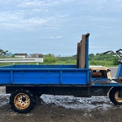 アテックス　運搬車 5馬力 積載量 500kg 3輪　SE370　運搬機　農業　運搬　パワーカート　ガソリン　三方開　デフロック　宮崎　動画ありの画像