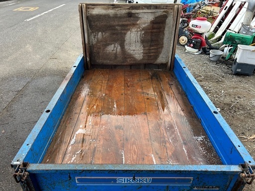 アテックス　運搬車 5馬力 積載量 500kg 3輪　SE370　運搬機　農業　運搬　パワーカート　ガソリン　三方開　デフロック　宮崎　動画あり