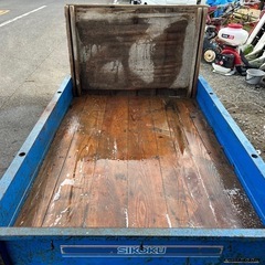 アテックス　運搬車 5馬力 積載量 500kg 3輪　SE370　運搬機　農業　運搬　パワーカート　ガソリン　三方開　デフロック　宮崎　動画ありの画像