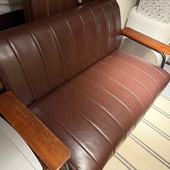 2人用ソファ(Nシールド ステイン2KD DBR)