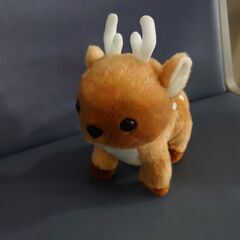 鹿のぬいぐるみの画像