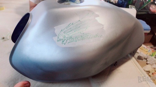 バイク全塗装します！