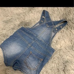サロペット デニム オーバーオールの画像
