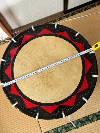 さんさ踊り太鼓1尺7寸 (ゆぅたん) 盛岡のその他の中古あげます