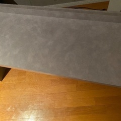 【0円】グレー　モダン　PCデスクの画像