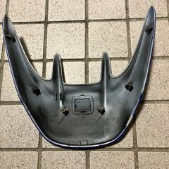 AF35 ライブディオ　ZX　中古スポイラーカバー　ホワイト　カバーマーク付きの画像